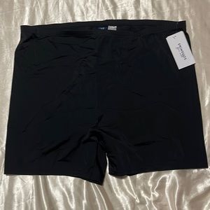 Black swim shorts, new with tags, size 26
